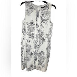 Banana Republic Black & White Floral Dress